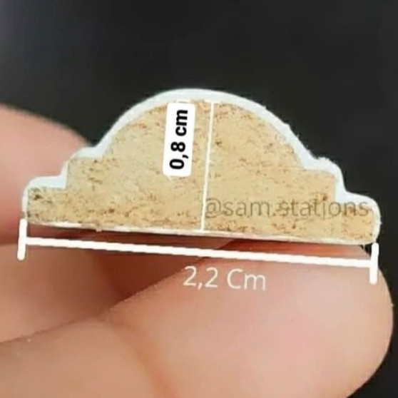 LIST KAYU - WALL MOULDING - WAINSCOTING LIS DINDING - WALL PANEL - PANJANG 2 M - LIS DINDING KAYU