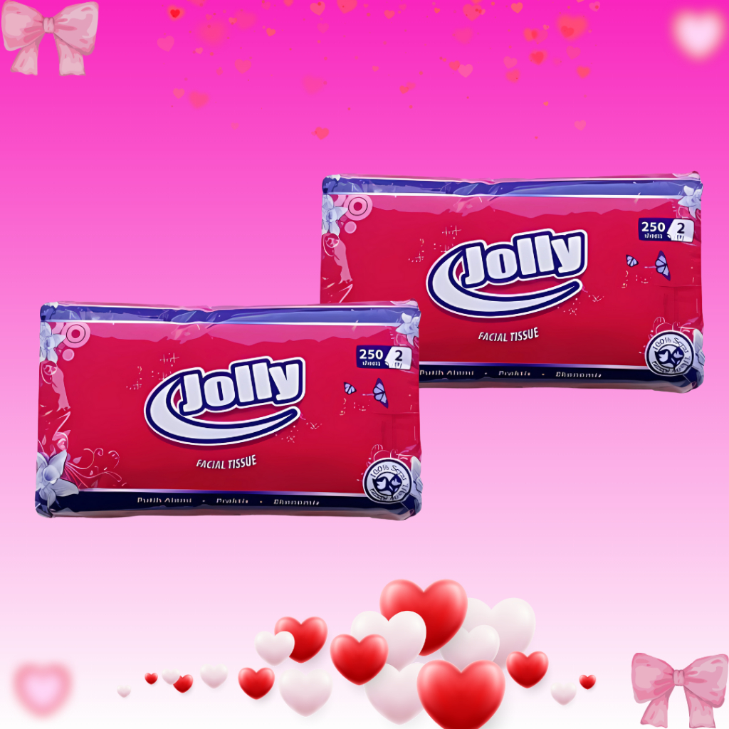 Jolly Tisu 250 Sheets - Tissue 250 Sheets - Tisu Jolly