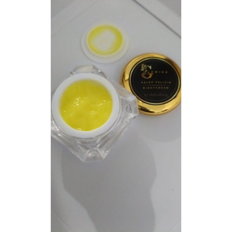 GLOWING SALEP PELICIN NIGHT CREAM SHALISABEAUTY