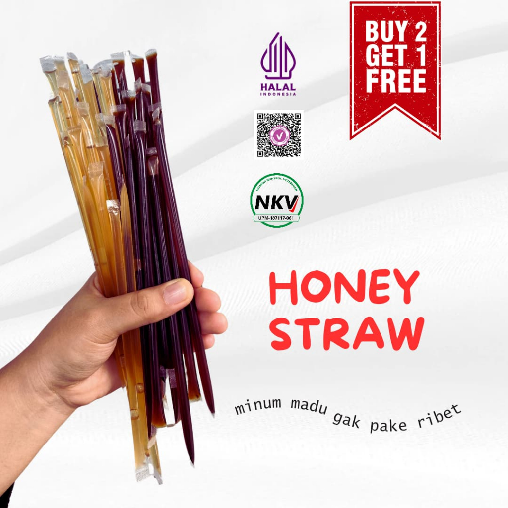 Madu Suhita / Madu Stik / Honey Straw / Madu Murni in straw