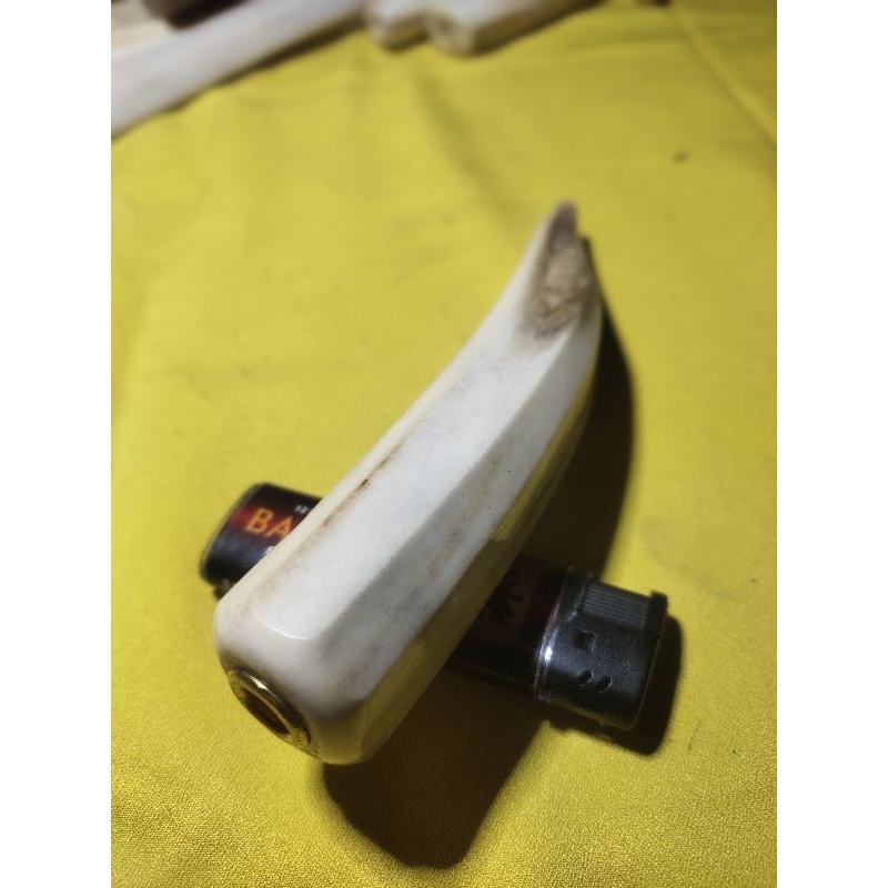 MAKRIFATDIGITAL Pipa Once TANDUK PUTIH Size Jumbo 3 cm Panjang 12 cm