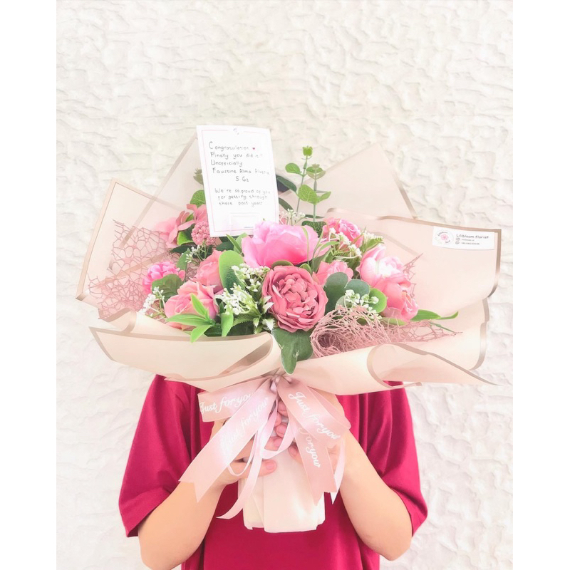 buket bunga palsu murah semarang buket artificial anniversary ultah ulang tahun lamaran engagement b