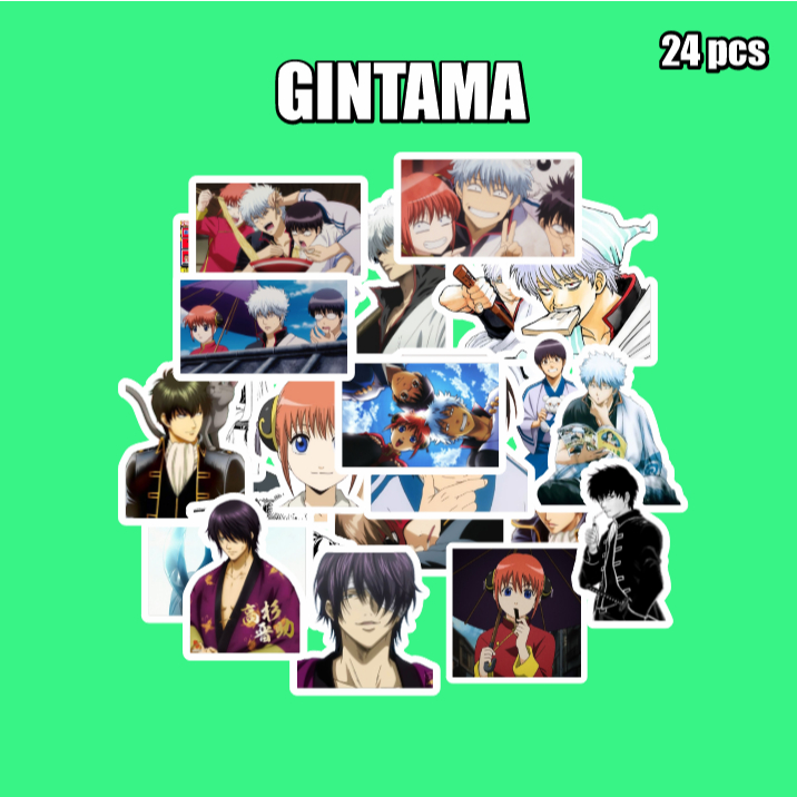 

Stiker Pack Anime Gintama Lucu Kekinian Keren Aesthetic HP Laptop Tab Notebook Tumblr (24 pcs)