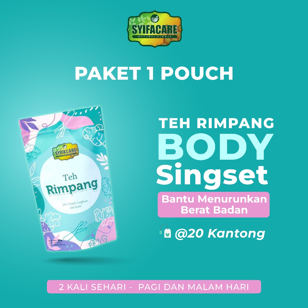 

Teh Rimpang Syifacare eh Celup Bahan Alami Herbal Membantu Melancarkan Haid