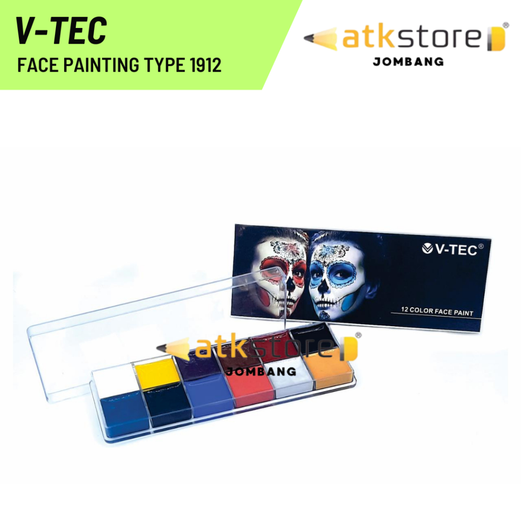 

V-TEC Face Painting TYPE 1912 / Cat Wajah / Face Painting / Body Painting