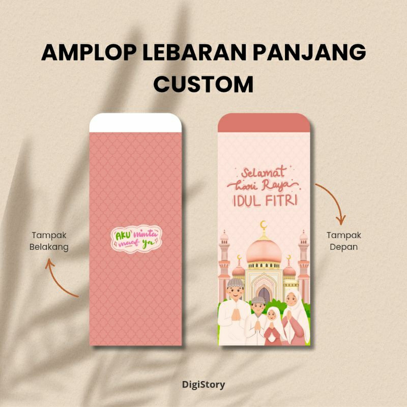 

(KHUSUS CUSTOM) Amplop Lebaran Panjang