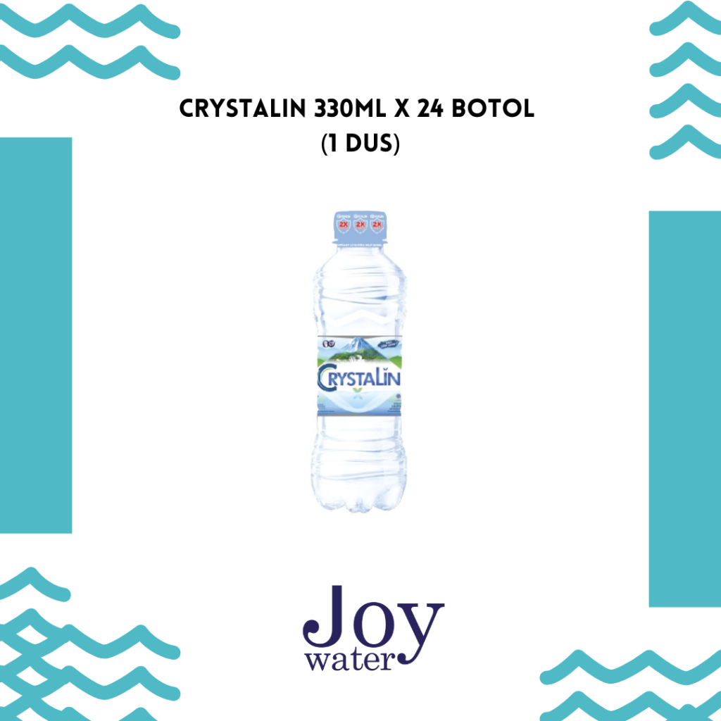 

Crystalin Air Mineral 330 ml x 24 botol DUS Crystalline