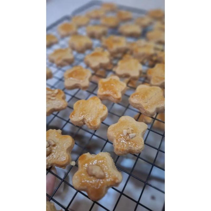 

cookies kacang, kue kacang lebaran lumer
