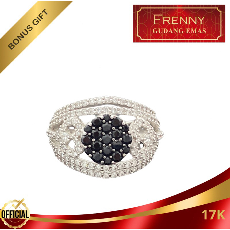 Cincin Mata Batu Hitam 17K