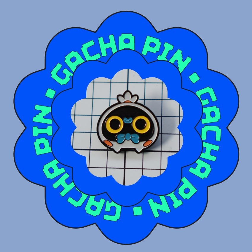 GACHA PIN SHOW THE MONSTER ( 2 pcs )