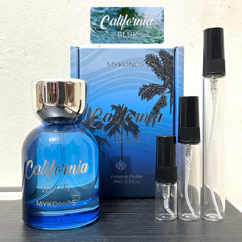 Decant Parfum MYKONOS California Blue Tester, Share in Jar