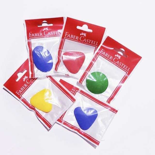 

Faber Castell Grip Eraser Round & Triangle Pouch / Penghapus Crayon Faber Castell