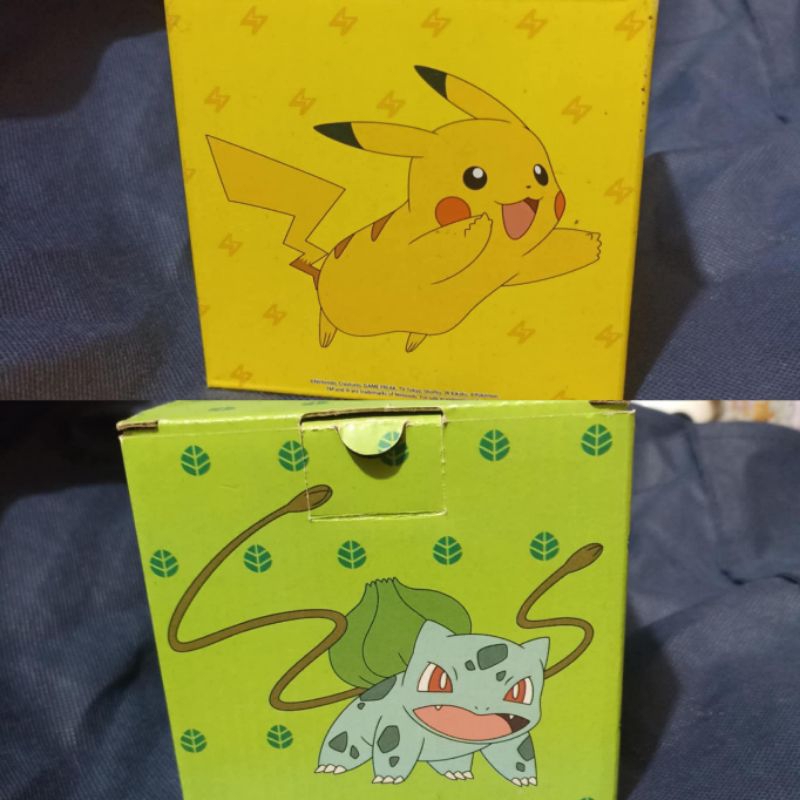 Mug Gelas Pikachu Bulbasaur - Pokemon