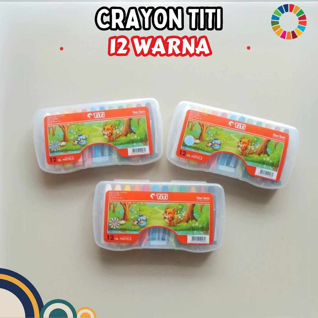 

Krayon TITI 12 Warna Crayon Set Lengkap Kerayon TITI