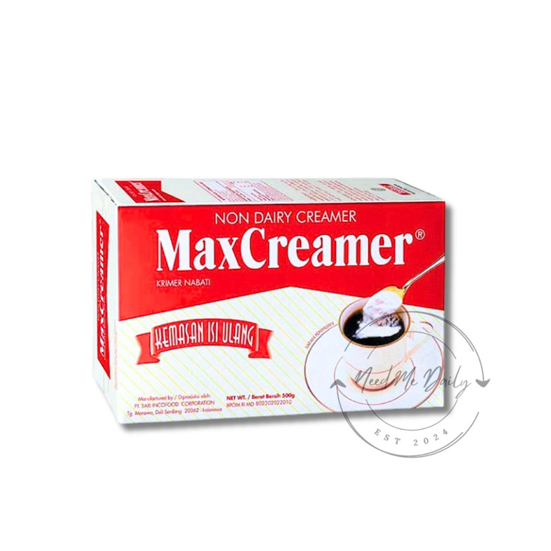 

Max Creamer Nabati 500gr | Non Dairy Creamer | Krimer Bubuk Nabati Refill