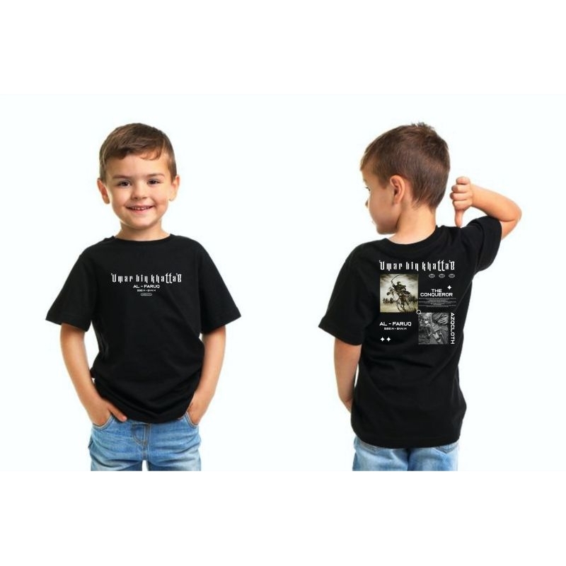 kaos anak islami/ kaos umar bin khotob/ kaos ali bin abi tholib/ kaos anak dakwah/ kaos anak hijrah/