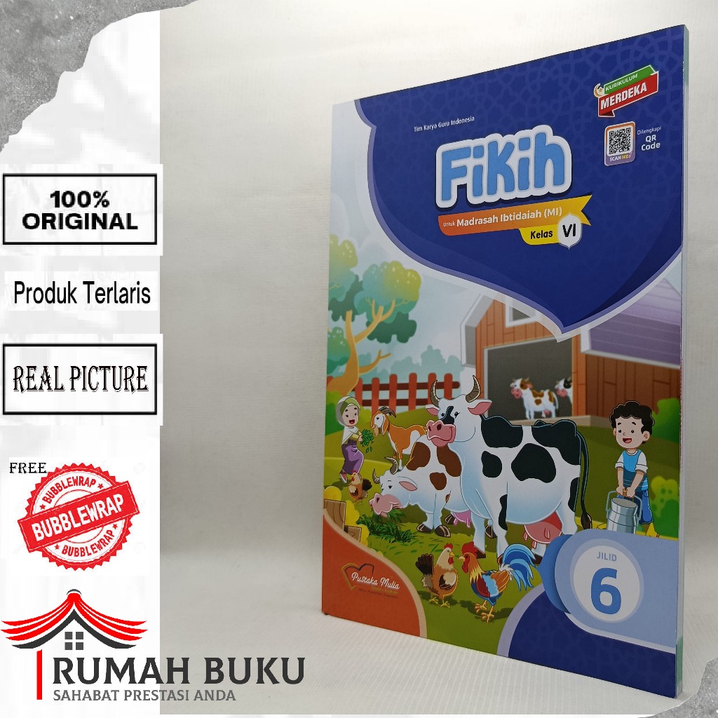 Fikih kelas 6 Pustaka Mulia Kurikulum Merdeka