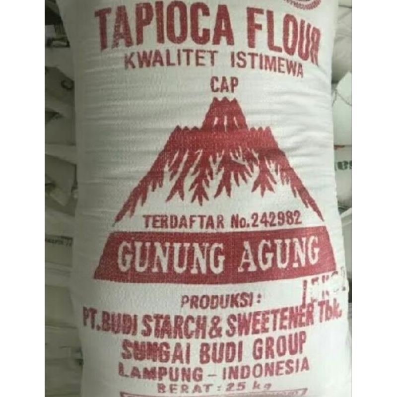 

Tepung tapioka gunung agung 1kg repack