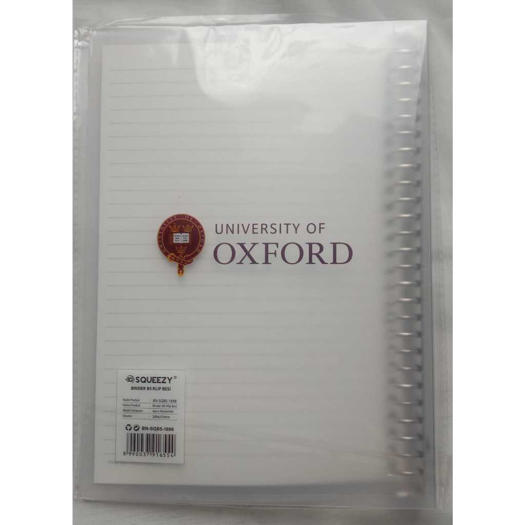 

Binder Note / Binder Besi Squeezy B5 BN-SQB5 1898