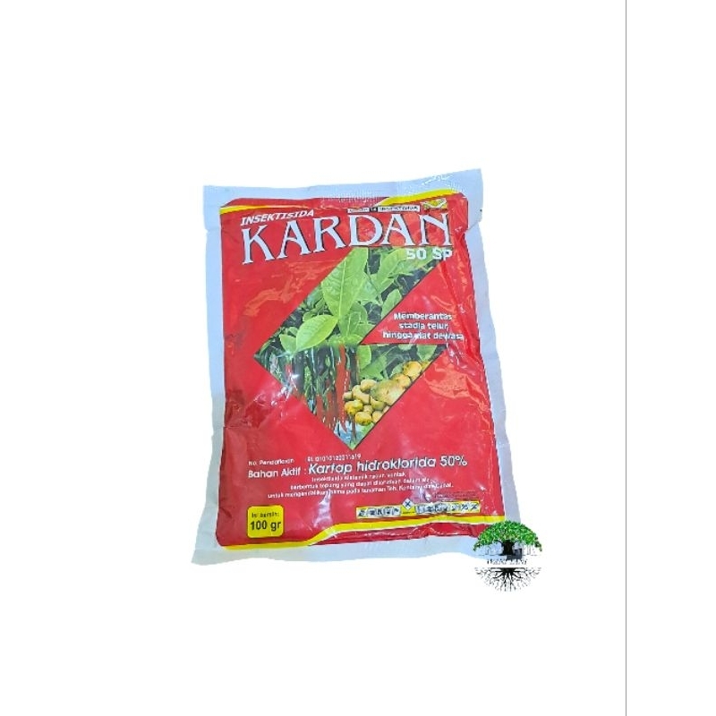 KARDAN 100GRAM INSEKTISIDA SISTEMIK KARTAB HIDROKLORIDA 50SP basmi hama