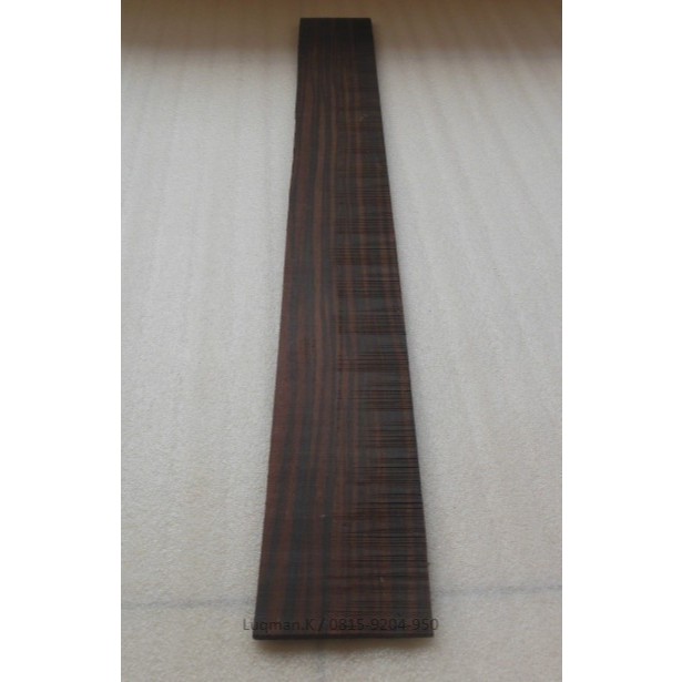 Bahan Material Fretboard Fingerboard Bass Kayu Wooden Eboni Ebony Grade AB
