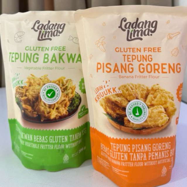 

tepung gluten free (bakwan & pisang goreng)