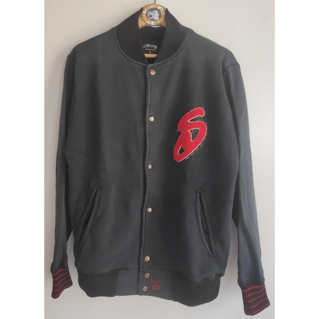 STUSSY Vintage Varsity Jacket N1 Jaket Universitas Stussy Jaket Original