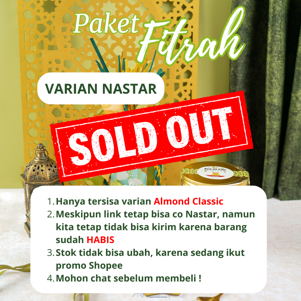 

PROMO Hampers LEBARAN / EID / Paket Fitrah / Lebaran Gift / Paket Kue Kering/ Almond