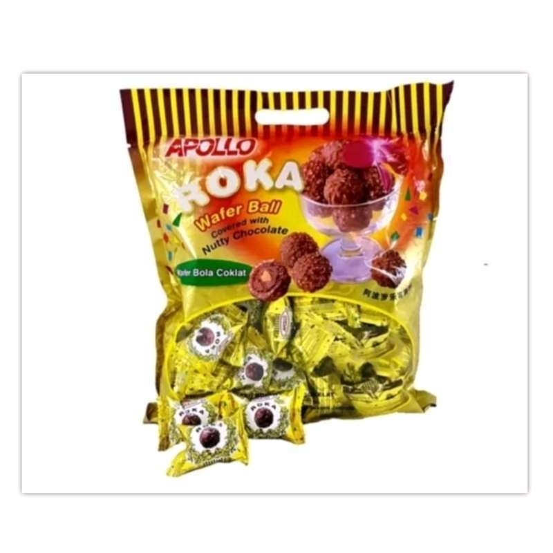 

Apollo Roka wafer ball coklat 300 gram (50 pcs)