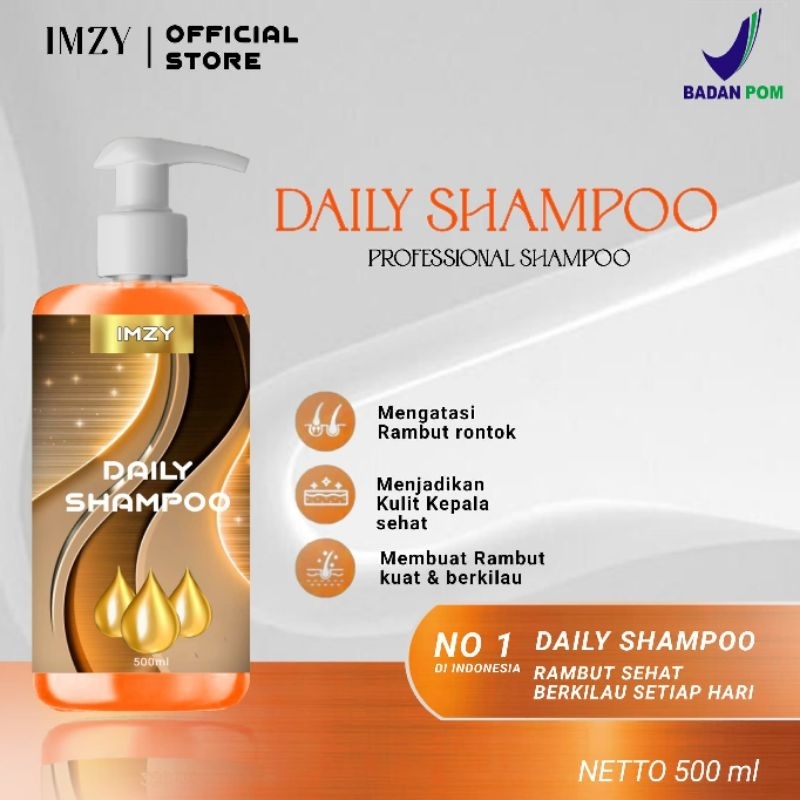 SHAMPO DAILY ANAK/DEWASA PEMBERSIH GATAL KETOMBE RONTOK BPOM
