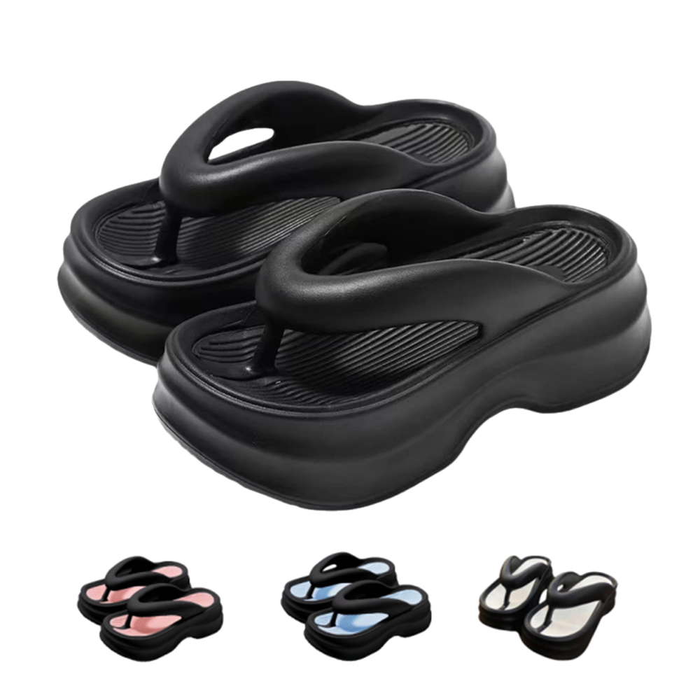 Sandal Jepit Wanita Hak Tinggi 6.5cm