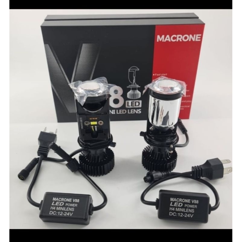 LAMPU PROJECTOR V88 H4 MACRONE