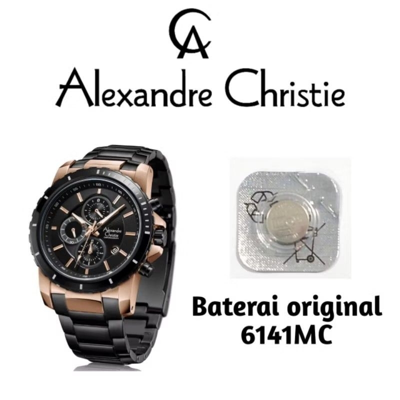 Baterai Alexandre christie 6141MC/Baterai ac6141mc