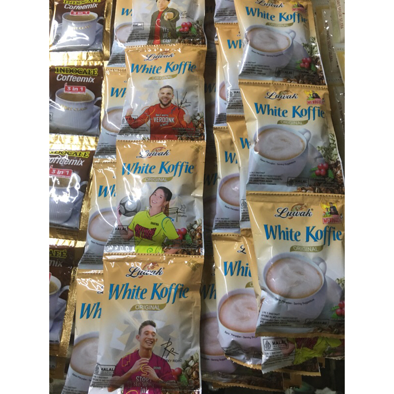 

Luwak White Koffie original 10 pcs (1renceng@20g)