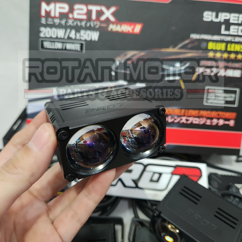 Mini Projie Pro7 MP.2TX Mark II Super LED Blue Lens 4x50W / MP2TX / MP 2TX Mark 2 / MINI PROJIE 2 MA