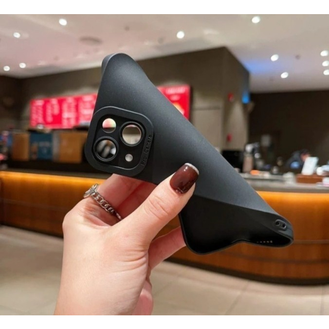 Case Oppo A3X / A79 / Reno 12 Pro Casing Silikon Softcase Matte Hitam - Oppo A3X