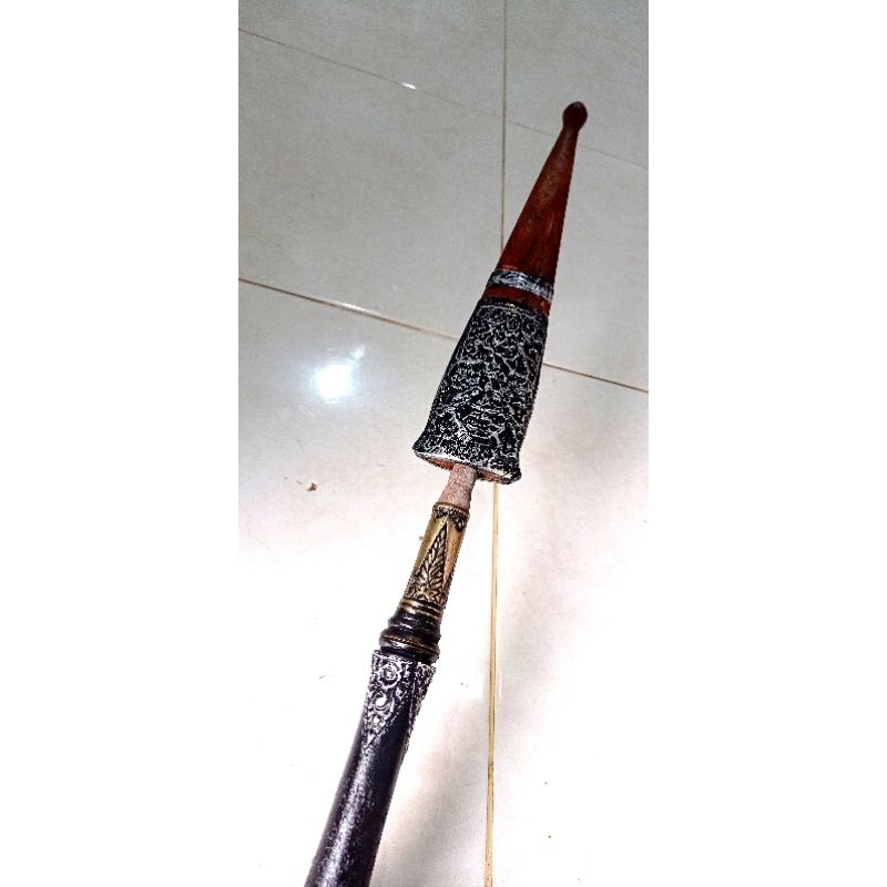 keris kuno pamor adeg panjang bilah 28 cm