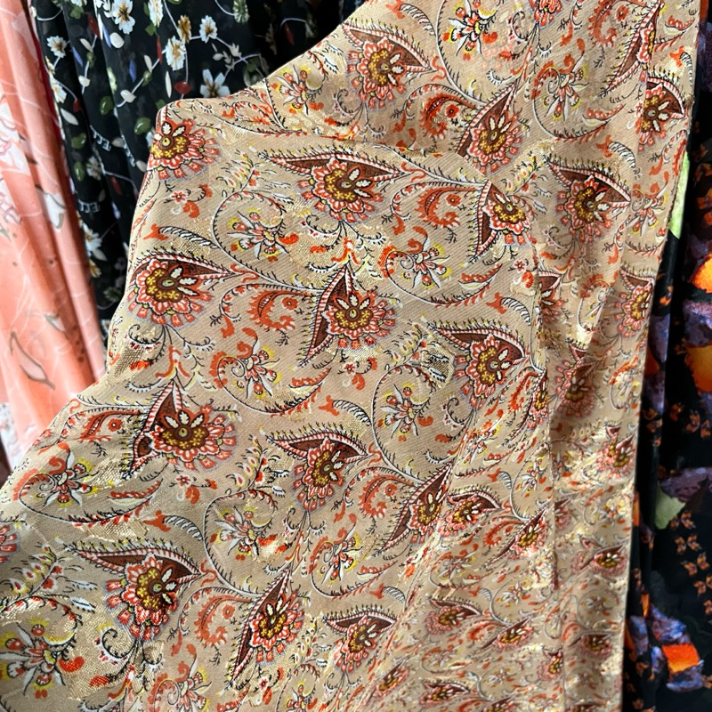 kain sifon rubiah motif bunga