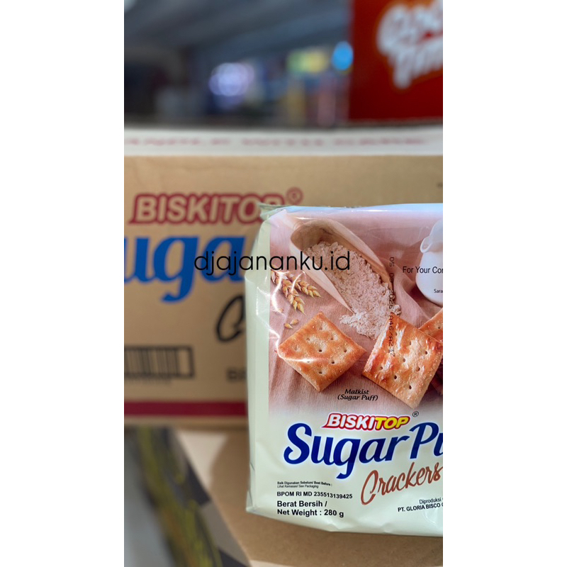 

BISKITOP SUGAR PUFF CRACKERS 12 x 280gram