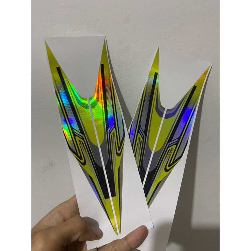 STIKER LIVERY MINIATUR BUS SKALA 1 :  35 HOLOGRAM PREMIUM QUALITY ( kanan kiri laser jet printing )
