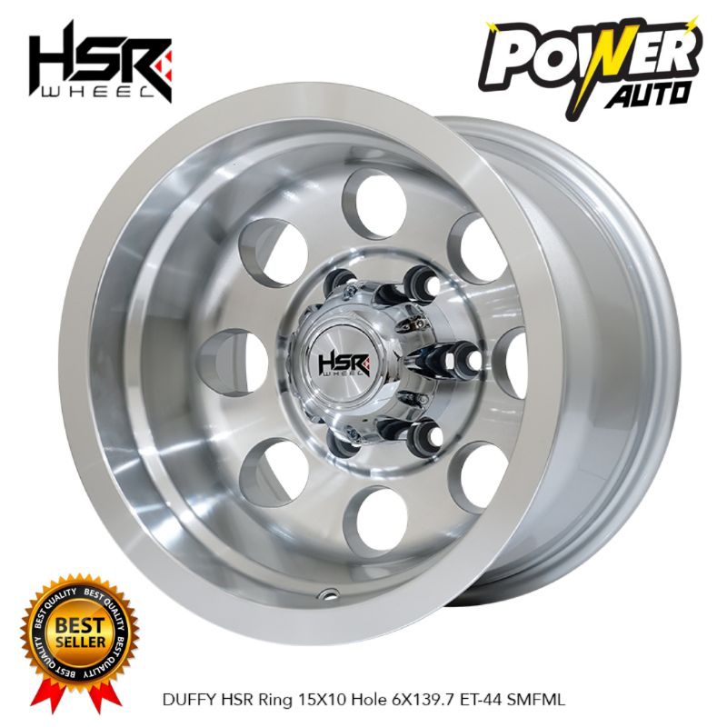 Velg Mobil Triton/Ranger/Hilux/BLazer ring 15 lebar 10 HSR Duffy Lobang 6x139,7 et-44