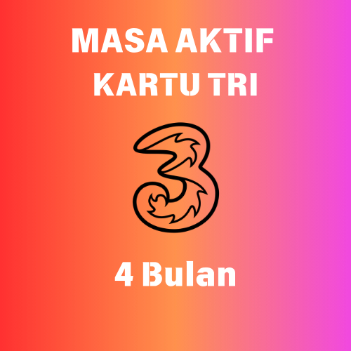 PERPANJANGAN MASA AKTIF KARTU THREE 4 BULAN