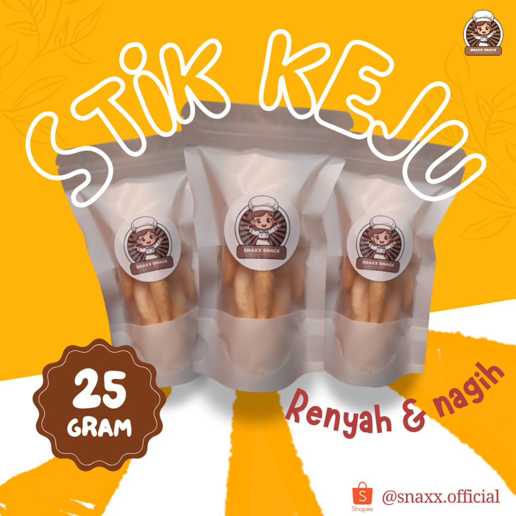 

SNAXX - Stik Keju Gurih Renyah