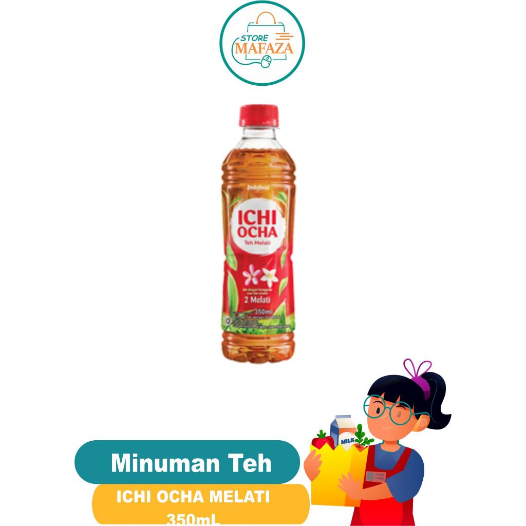 

ICHI OCHA MINUMAN TEH MELATI CARTON ISI 24 BTL 350mL