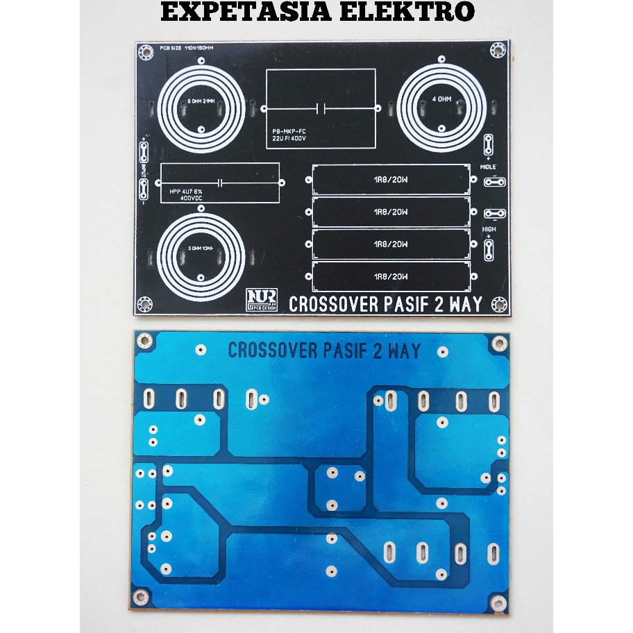 Bonus PCB CROSSOVER PASIF 2 WAY