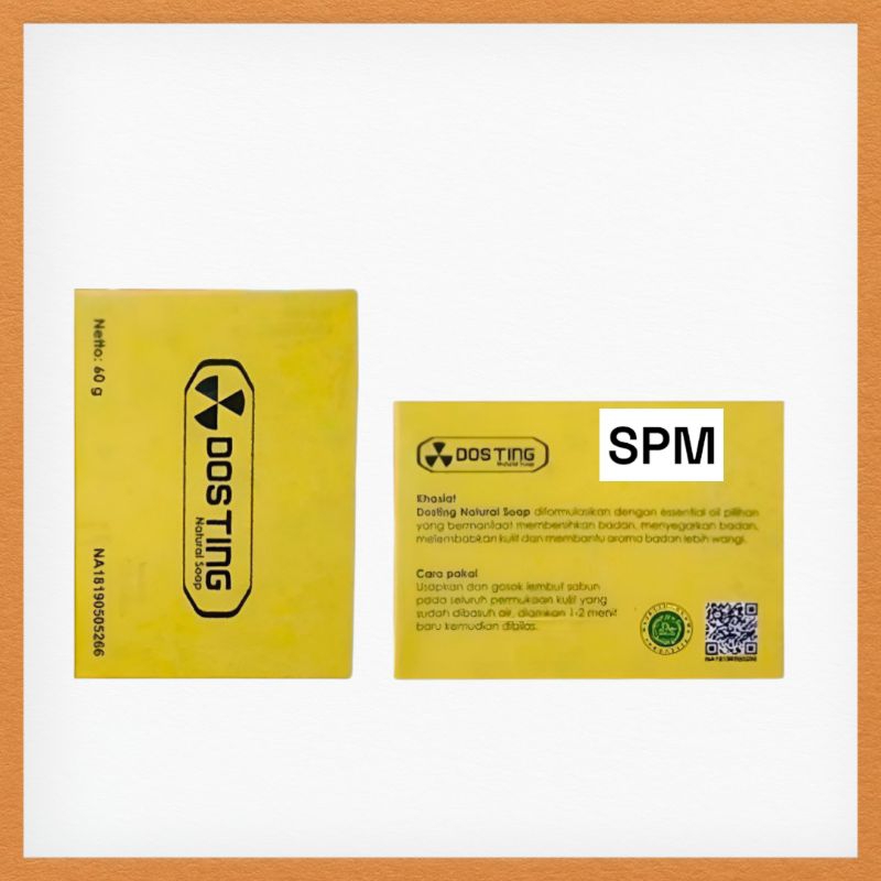 Sabun Dosting Vampir Batangan 60gr Sabun Mandi  Pemutih Badan Natural Soap Bpom Original 100%