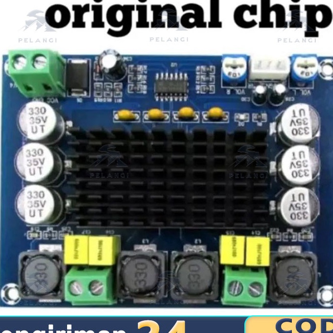 Gratis Kit Power Amplifier XHM543 TPA3116 D2 2 x12W Stereo Mono Channel Dital Audio Power Amplifier 