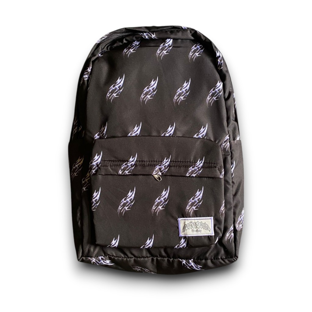 NOTBADCLUB - TRIBAL CHROME BAG - TAS RANSEL BACKPACK MOTIF FULLPRINT CHROME