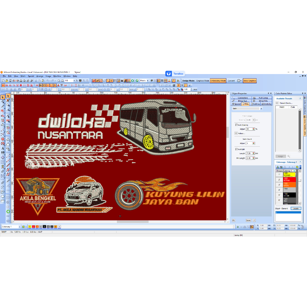 Software mesin bordir WILCOM E2 SP3 UPDATE TERBARU