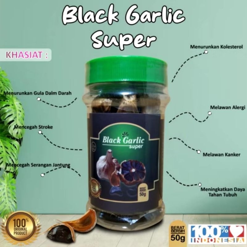 

Bawang Tunggal || Black Garlik || Bawang Lanang 50grm || Bawang Hitam